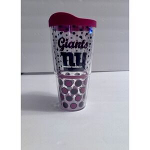 Tervis 24 oz Tumbler with Red Lid New York‎ Giants NFL Football Fan Gear